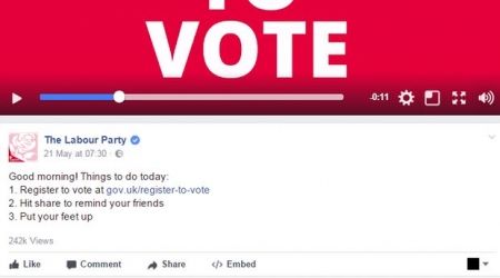 Labour Party online advert