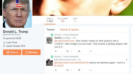 Donald Trump twitter feed