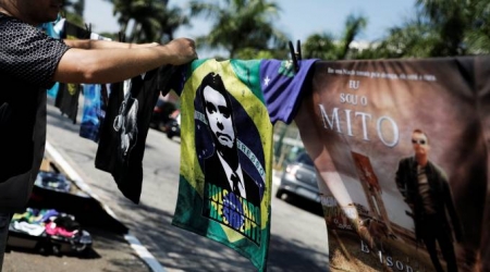 Brazil election poster on T-shirt