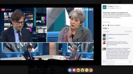 Theresa May interviewed on ITV News